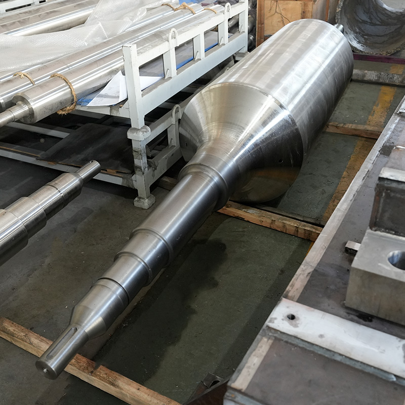 Heavy Duty Industrial Furnace Roller with Stepped Shaft